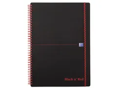 Schrift ZwArt Rood A4 Ruit 140 blz PP