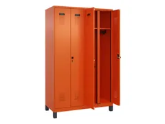 locker voor scheiding van kleding,HxBxD 1950x1200x500mm,4vak