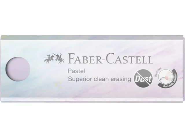 Gum Faber-Castell stofvrij pastel display 20 stuks assorti kleuren