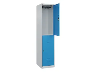 dubbeldekse locker,HxBxD 1850x400x500mm,1x2vak.,vak B 400mm - 2