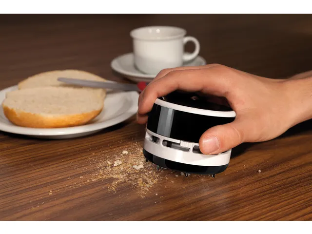 Handstofzuigertje Clauss zwart op blister