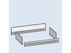 stortgoedbak,v. inhaakstelling,BxD 1000x400mm,staal verzinkt