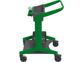 Vikan HyGo Mobile Cleaning Station Groen - 3