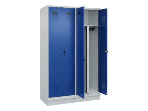 PBM-locker,HxBxD 1950x1200x500mm,4vak,vak B 300mm,draaigrendel