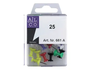 Pushpins Alco doosje a 25 stuks assorti - 3