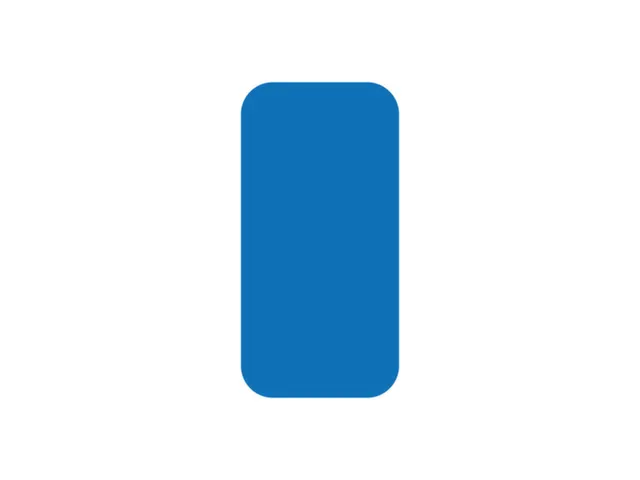 plaksymbool,rechthoek,markering HxB 150x50mm,PVC,blauw