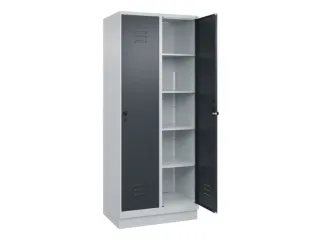 wasgoedverdeelkast,HxBxD 1950x800x500mm,vak B 400mm,draaigrendel - 2