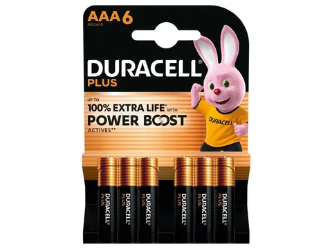 Batterij Duracell Plus Powerboost AAA 6 stuks