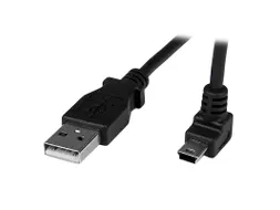 1m mini USB-kabel A-naar-mini-B met opwaartse hoek