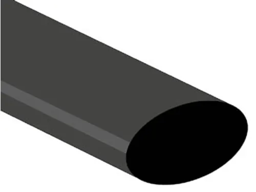 Thermische Krimpkous 25mm - Zwart - 25 Stuks