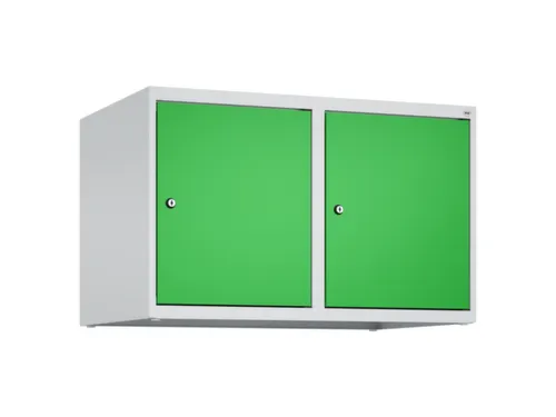 opzetkast,v. locker,2vak.,vak B 400mm,HxBxD 500x800x500mm,cilinderslot