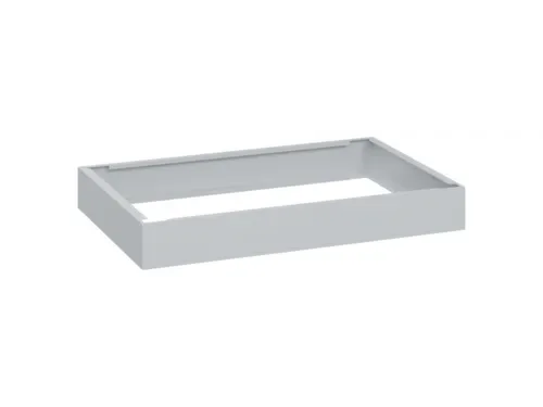 sokkel,HxBxD 100x800x500mm,kunststof,RAL7035,meerprijs