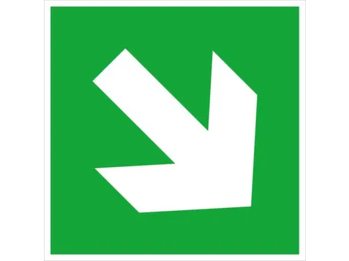 borden voor vluchtroutesignalering,Pijl,pijl omhoog/omlaag,sticker