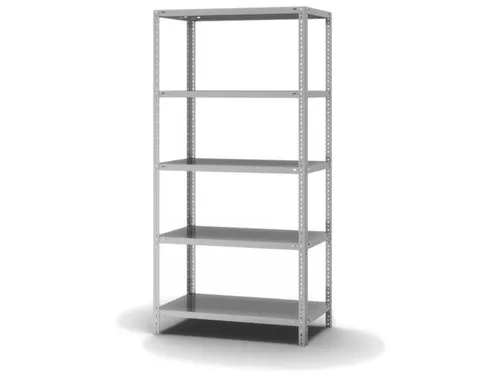 magazijnstelling,grondveld,HxBxD 2000x1000x500mm,vaklast 350kg