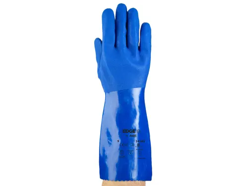 Ansell Edge 14-663 blauw PVC, 8-11 - 11