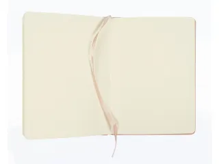 Schetsboek Kangaro A5 oud roze PU HC 80 blad 140gr roomwit met elastie - 4