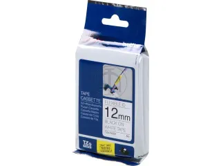 Lettertape Brother Tze-fx231 12 Mm Wit/Zwart - 1