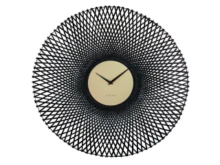 Wandklok NeXtime Vortex 60 cm zwart - 1