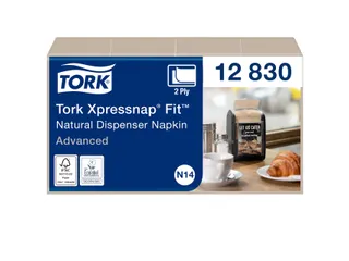 Servetten Tork Xpressnap Fit N14 2-laags naturel 12830 - 6