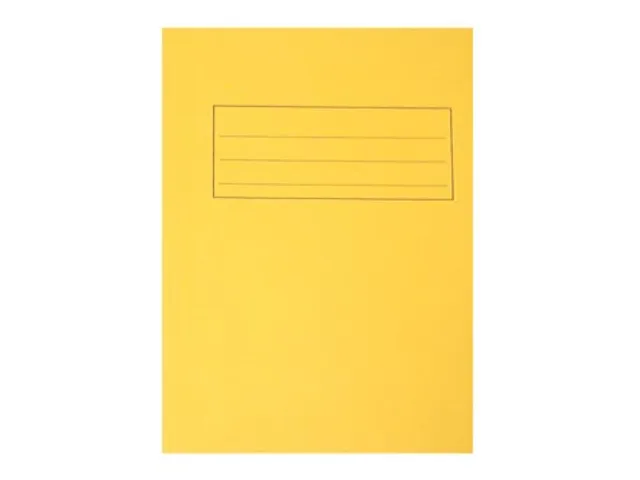 Dossiermap 3 Kleppen Geel A4 250 Gram