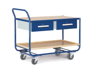 kastwagen,draagverm. 300kg,laadvl. LxB 1000x600mm - 1