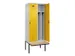 locker met bank,voor scheiding van kleding,HxBxD 2120x800x815mm,2vak