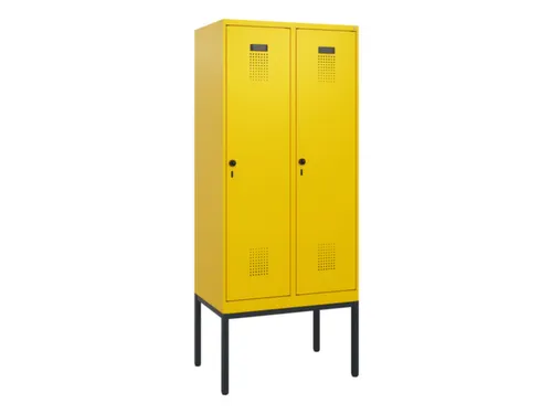 schoollocker,HxBxD 1950x800x500mm,2vak,vak B 400mm,draaigrendel