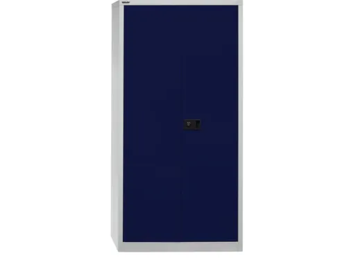 kantoorkast openslaande deuren HxBxD 1950x914x500mm Stalen Grijs Blauw