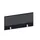baliepaneel v. bureau aanbouw achter CC-zwart BN8010-antraciet 1000mm