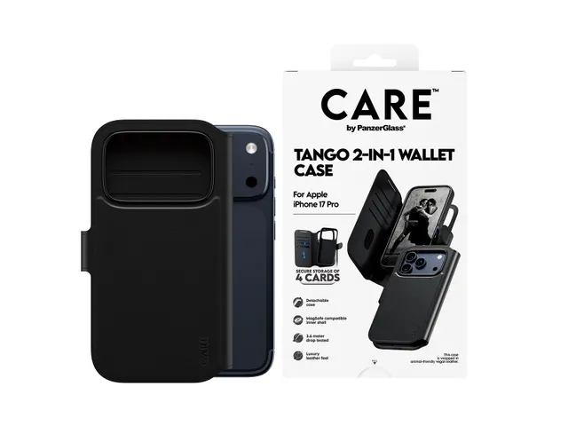 PanzerGlass CARE by Tango 2-in-1 Wallet Case w. MagSafe iPhone 1