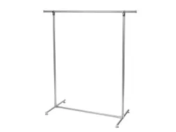 Kledingrek Metaal met 1 stang 125x50x130cm max. last 75 kg