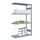 Rvs Inhaakstelling Aanbouw 1750x1010x435mm 4legborden Vaklast 200kg