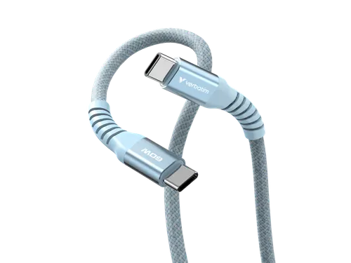 S+C Magnetische Usb-C Kabel Blauw 60W 31852 480Mbps 1.20m