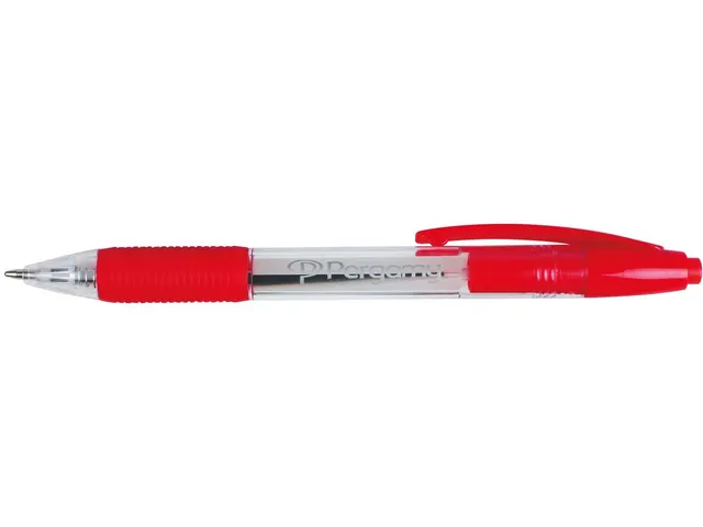 balpen Retract, medium punt, rood