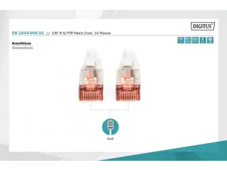 CAT 6 S-FTP patchkabel Cu LSZH AWG 27/7 Lengte 0,5m 10 stuks Grijs - 5