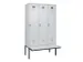 armoire vestiaire avec banc noir et blanc,HxlxP 2120x1200x815mm