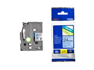 Labeltape Brother P-touch TZe-551 standaard 24mm zwart op blauw - 3
