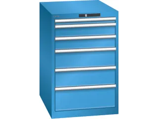 Ladenkast Hxbxd 850x564x725mm 6laden 75kg Codeslot Afwerking Ral5012 - 2