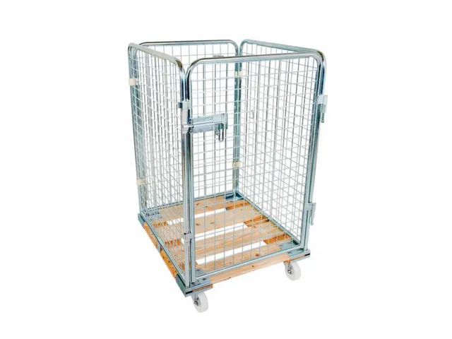 rolcontainer,draagverm. 500kg,HxLxB 1210x815x724mm,nuttige H 1020mm