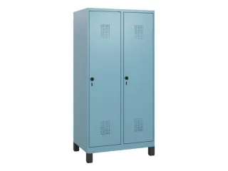 schoollocker,HxBxD 1630x800x500mm,2vak,vak B 400mm,draaigrendel,voeten - 2