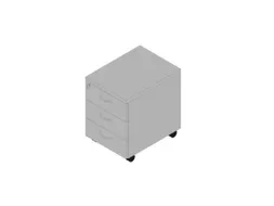 mobiel ladeblok,HxBxD 580x420x560mm,3lade(n),centr. vergrendeling