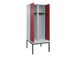 locker voor scheiding van kleding,HxBxD 2120x800x815mm,2vak - 2