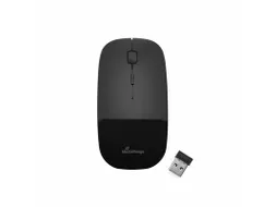 MROS215 Optische muis 3 knoppen silent-click draadloos Zwart glans