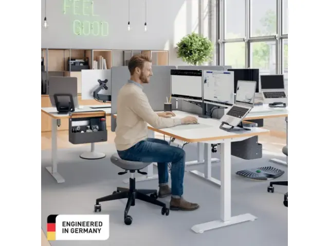 Leitz hangende draagbare bureau organizer met handvat donkergrijs