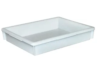 Stapelbak Pe Hxlxb 85X460X360Mm Inhoud 10L Naturel Wit - 2