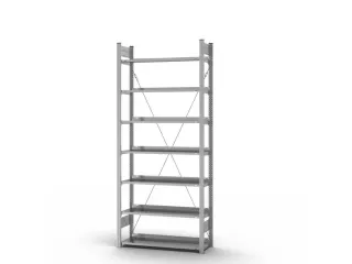 dossierstelling,grondveld,HxBxD 2350x1060x335mm,vaklast 60kg - 2