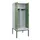 PBM-locker met bank,HxBxD 2120x800x815mm,2vak,vak B 400mm,draaigrendel