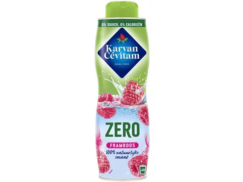 Karvan Cévitam framboos Zero siroop fles van 60cl 0% suiker