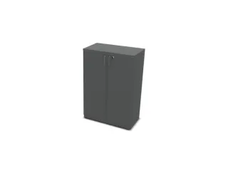 kantoorkast,HxBxD 1155x800x445mm,MS-donkergrijs - 1
