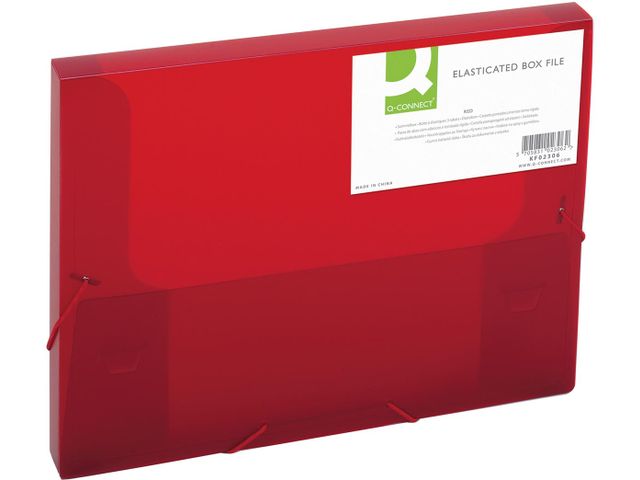 elastobox A4 25mm rood | Elastomappen.nl